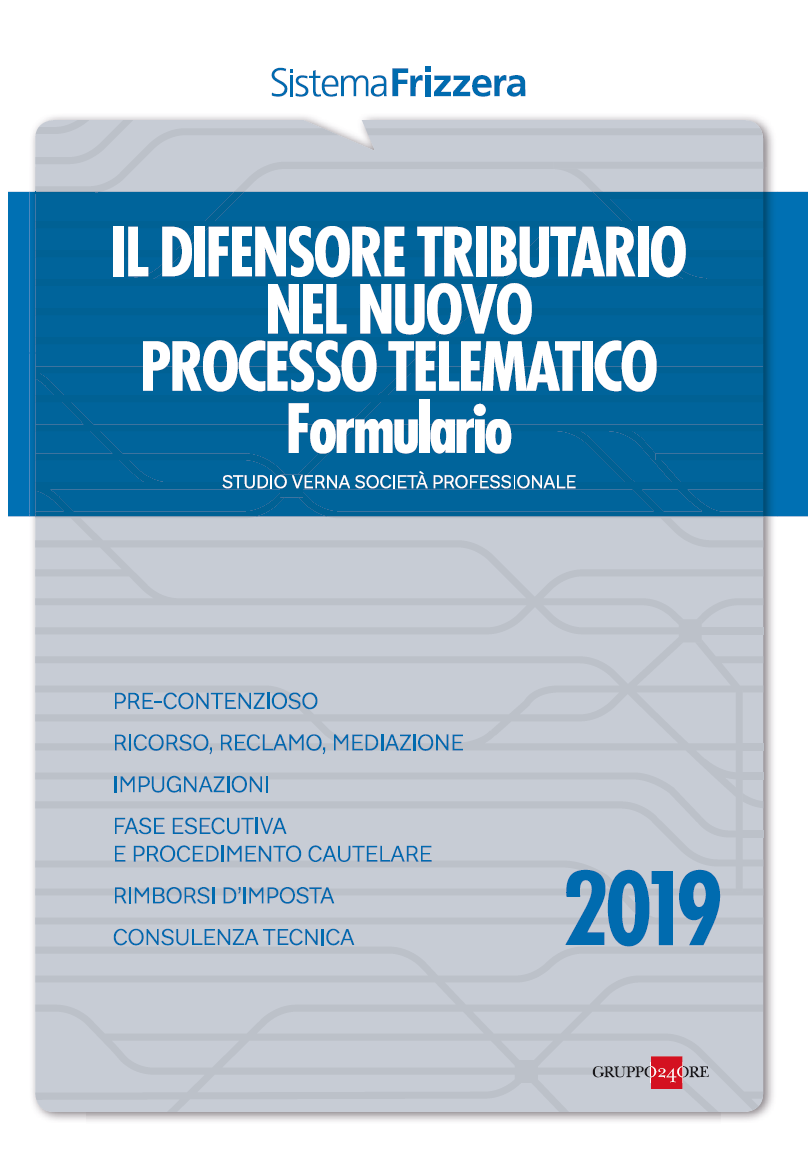 IL DIFENSORE TRIBUTARIO NEL NUOVO PROCESSO TELEMATICO - formulario